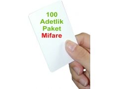 100 adet 1.Sınıf MIFARE Kart