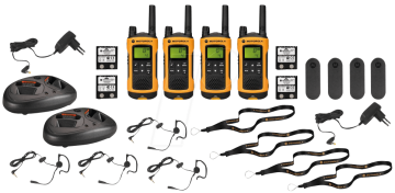 Motorola T80EQ Lisanssız El Telsizi 4 lü set