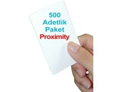 500 adet 1.Sınıf Proximity Kart (Seri numara baskılı )