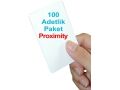 100 adet 1.Sınıf Proximity Kart (Seri numara baskılı )