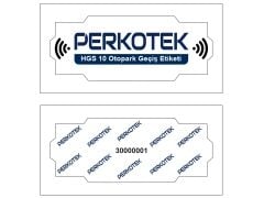 250 Adet HGS Etiketi