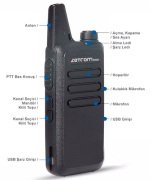 Zetcom N446 PMR Telsiz