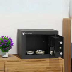 Das Siegel Çelik Elektronik Şifreli ve Anahtarlı Para Değerli Eşya Otel Kasası (Büyük Boy)