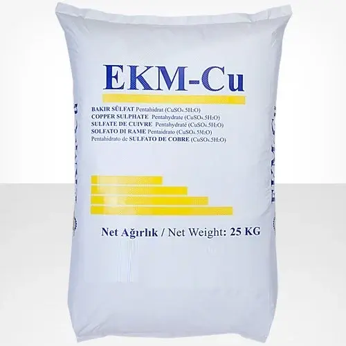 Bakır Sülfat Pentahidrat  (CuSO4 .5H2O)  (25 KG'lık Torbada)
