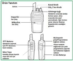 HBS TH-400 Lisanssız El Telsizi