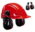 3M™ PELTOR™ Optime™ III Manşonlu Kulaklıklar, Siyah/Kırmızı, Barete Takılabilir, H540P3E-413-SV