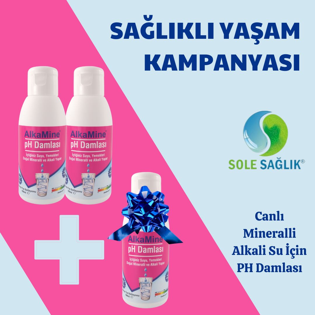 Sole Sağlık AlkaMine Ph Damlası 3^lü Set