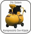 NOBILI 2000 TURBO KSK3 3'LÜ SİSTEM KOMPRESÖRLÜ SIVI-KÖPÜK MAKİNESİ